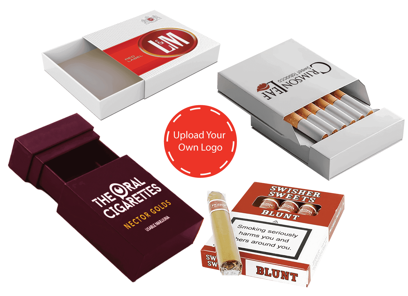 Custom Printed Cigarette Packaging