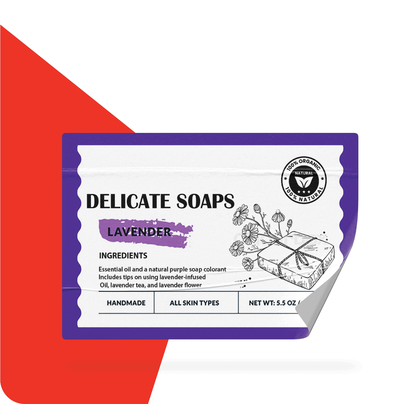 custom label soap